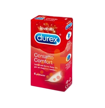 Durex Linea Feeling Contatto Comfort Profilattici Confezione con 6 Profilattici