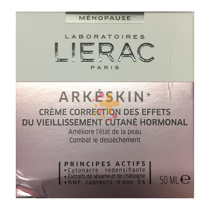 Lierac Linea Arkeskin+ Crema Correttiva contro Invecchiamento Ormonale 50 ml