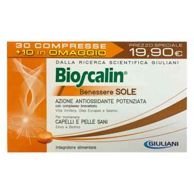 Bioscalin Linea Benessere Sole Integratore Alimentare Protettivo 30 10 Compresse
